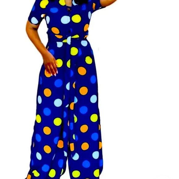 Polka Dot Jump Suit - Picture 1 of 1